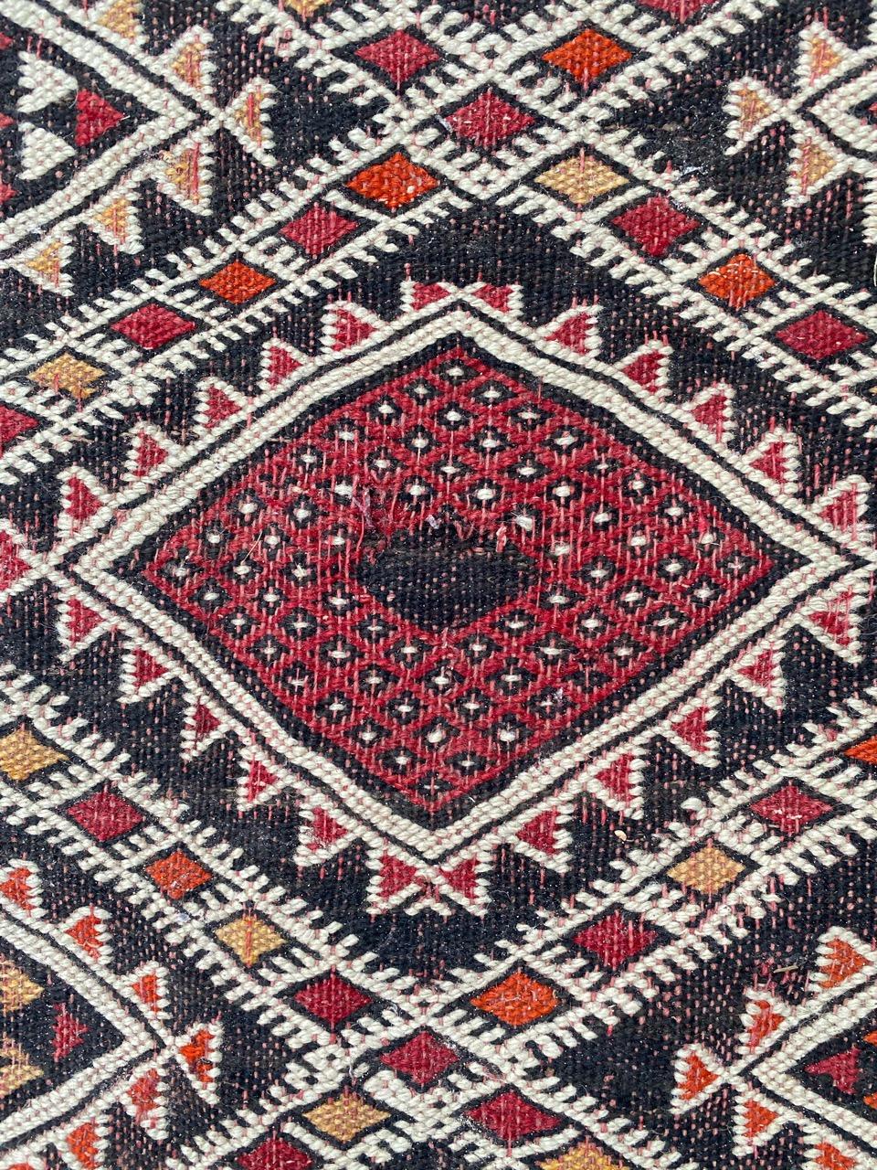 Beautiful Antique Tribal Moroccan Kilim For Sale 6