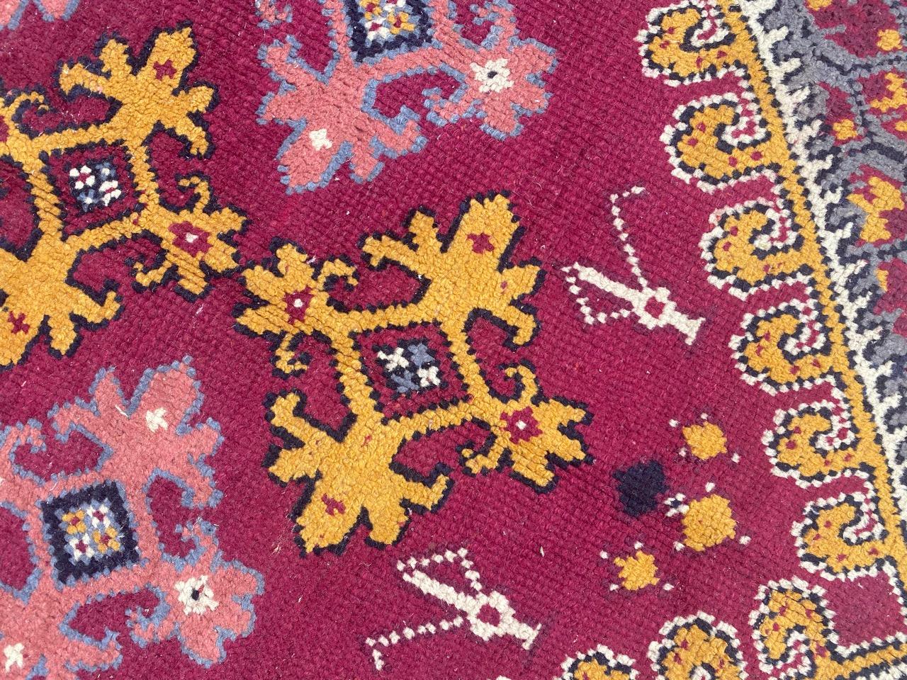 Beautiful Antique Tunisian Kairouan Rug For Sale 6