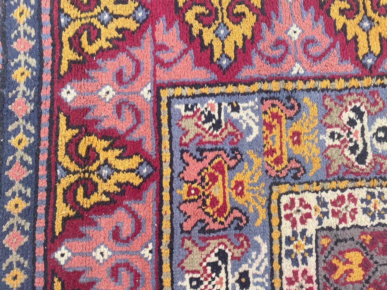 Beautiful Antique Tunisian Kairouan Rug For Sale 8