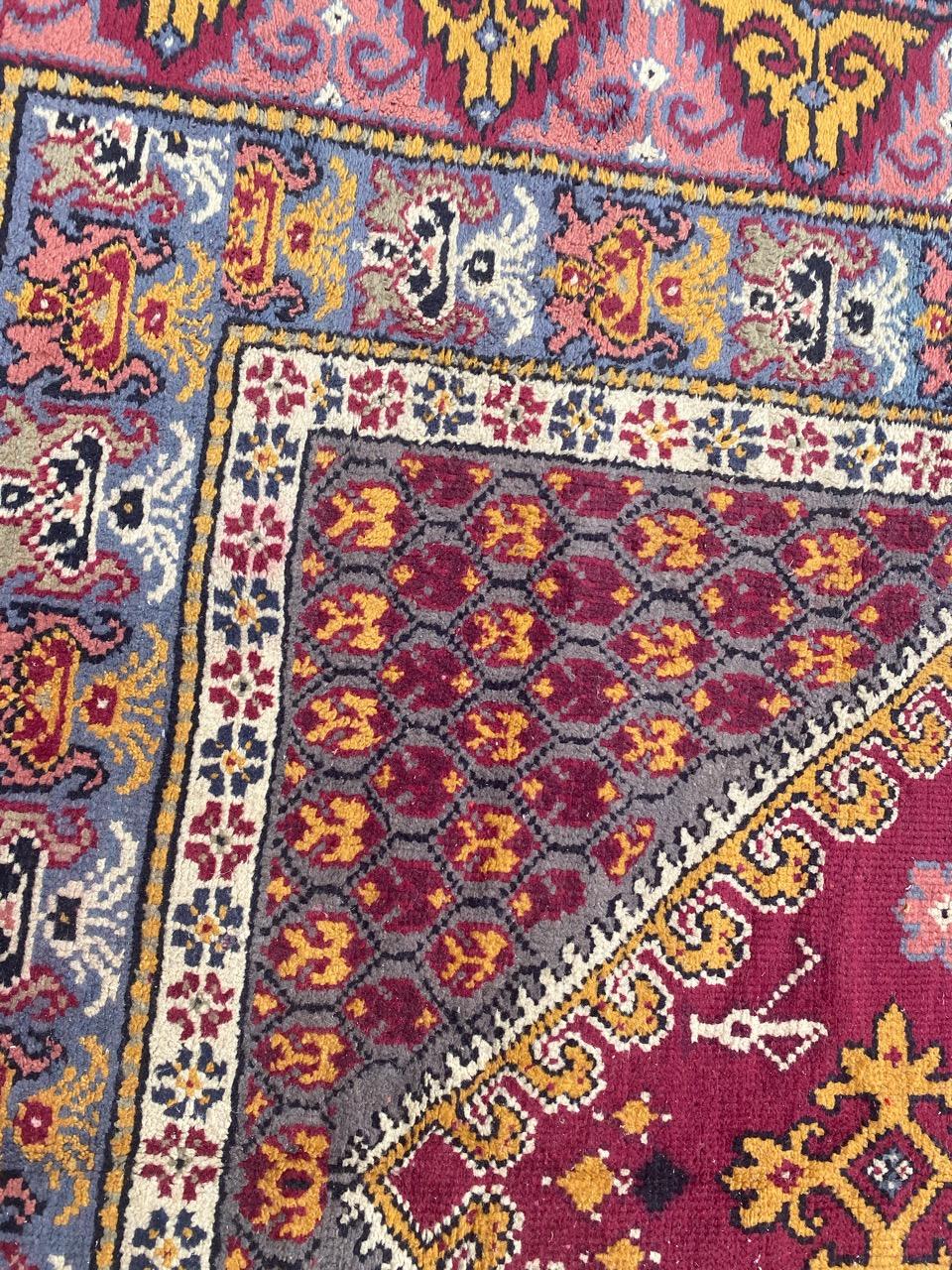 Beautiful Antique Tunisian Kairouan Rug In Good Condition For Sale In Saint Ouen, FR