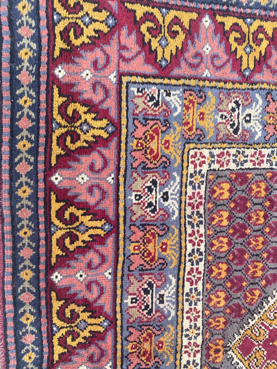 20th Century Beautiful Antique Tunisian Kairouan Rug For Sale