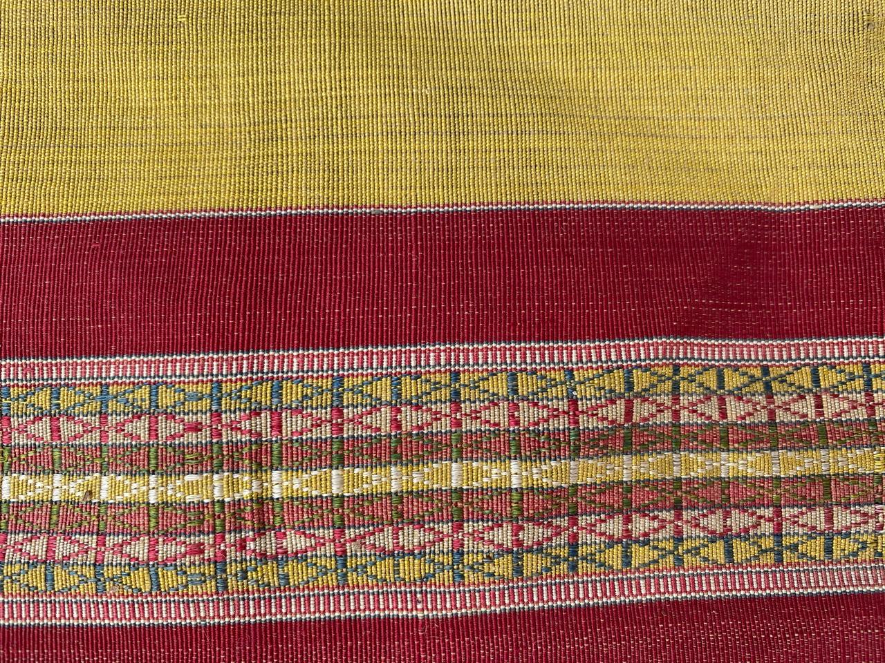 Silk Bobyrug’s Beautiful Antique Tunisian Long Woven Tissue For Sale