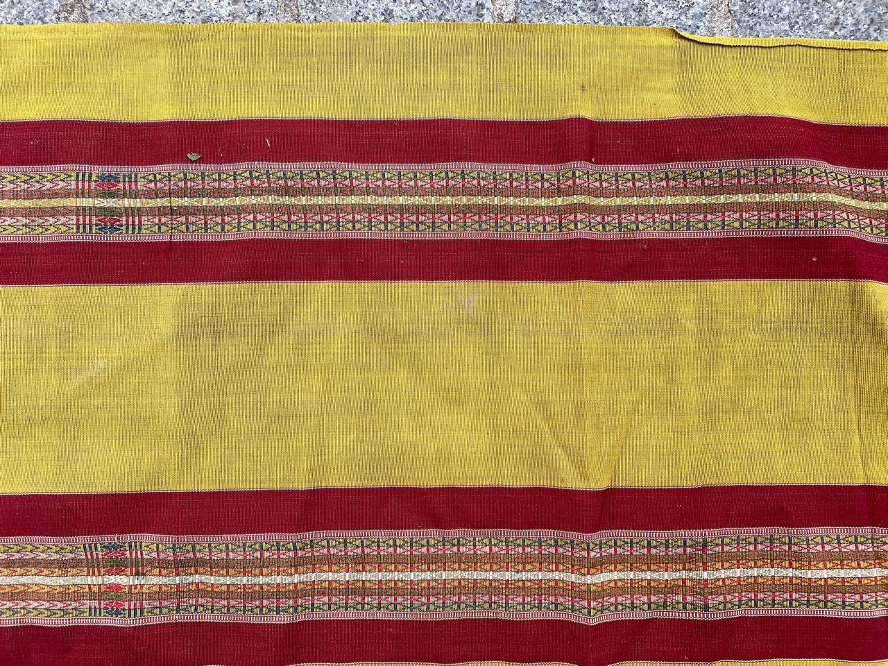 Bobyrug’s Beautiful Antique Tunisian Long Woven Tissue For Sale 3