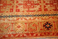 Antique Turkish Oushak Runner. Size: 4 ft x 9 ft 6 in