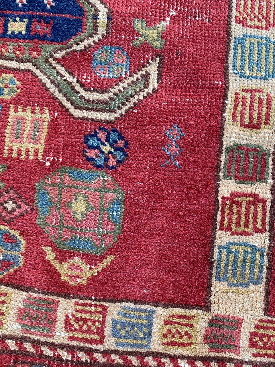 Bobyrug's Beautiful Antique Turkish Sparta Rug (tapis de sparte turc antique) en vente 4