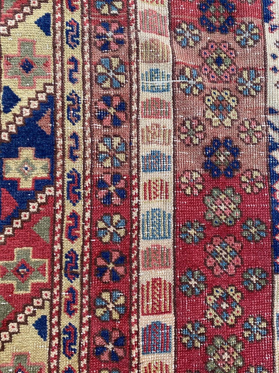 Bobyrug's Beautiful Antique Turkish Sparta Rug (tapis de sparte turc antique) en vente 7