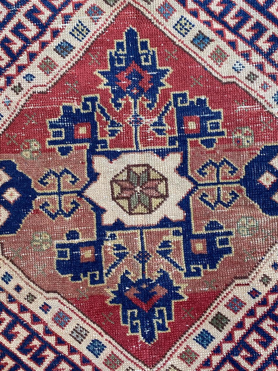 Bobyrug’s Beautiful Antique Turkish Sparta Rug For Sale 9