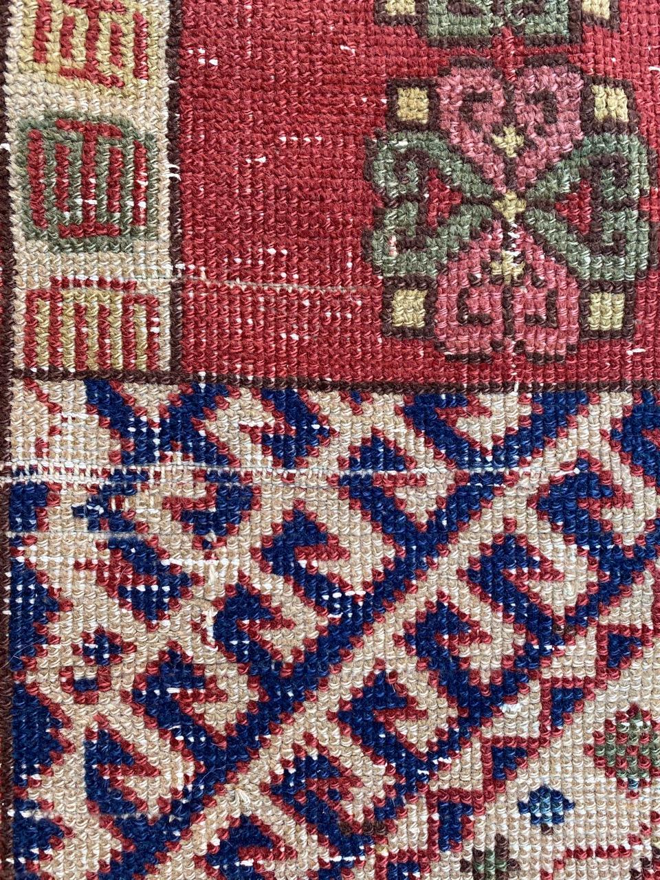 Bobyrug's Beautiful Antique Turkish Sparta Rug (tapis de sparte turc antique) en vente 9