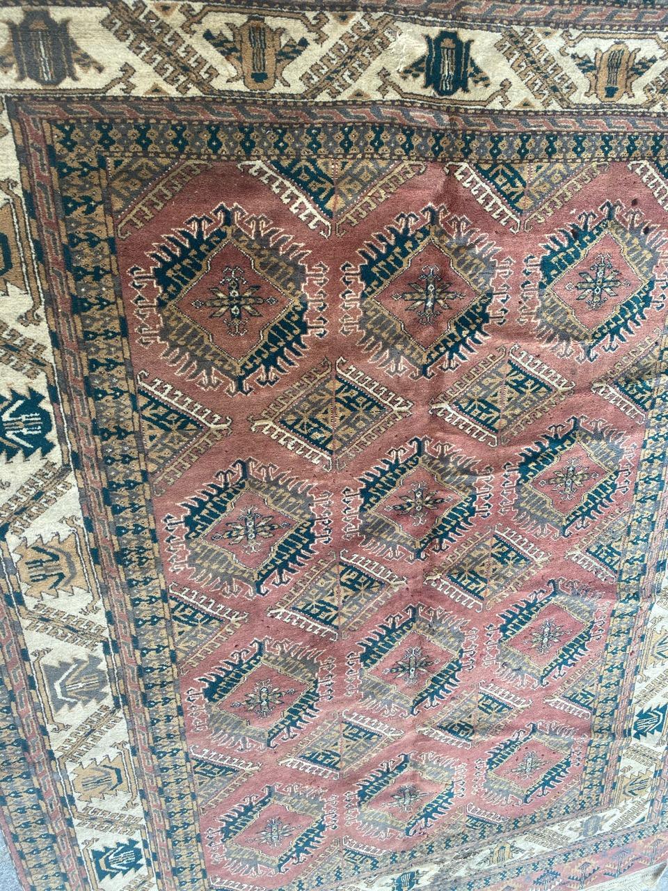 Magnifique tapis turkmène ancien Tekke en vente 8