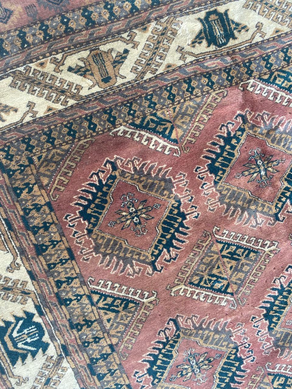 Magnifique tapis turkmène ancien Tekke en vente 9