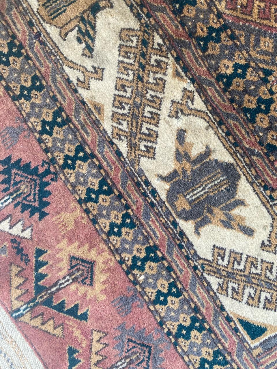 Magnifique tapis turkmène ancien Tekke en vente 1