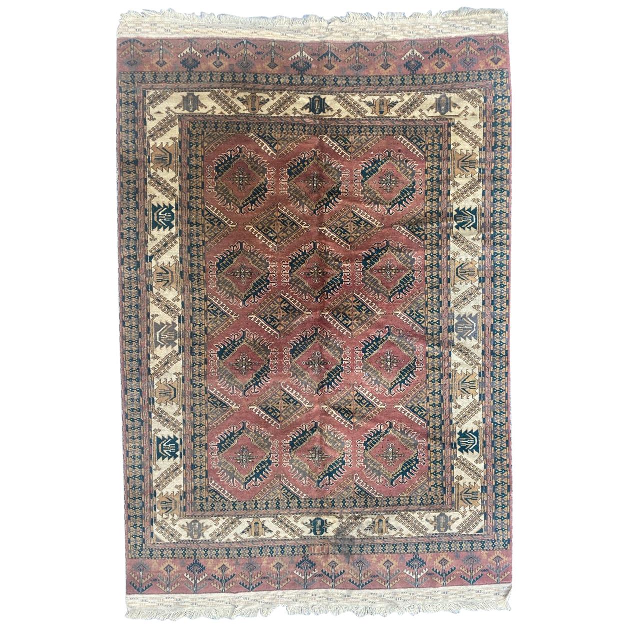 Schöner antiker türkischer Tekke-Teppich
