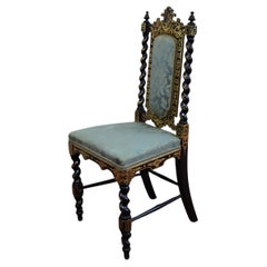 Beautiful Antique Victorian Hall Chair 