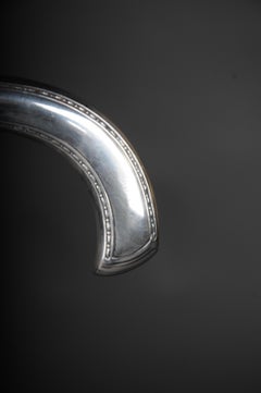 Beautiful Antique Walking Stick / Promenade Stick 800 Silver