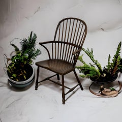 Beautiful Antique Windsor Wooden Chair, 19th Century, England