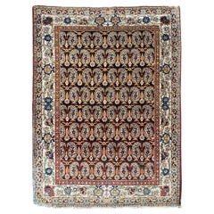 Bobyrug’s very Beautiful Antique Yazd Rug