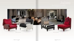 Beautiful Armchair Down Feather Backrest Tassel Tieback Frame Made Solid Timber