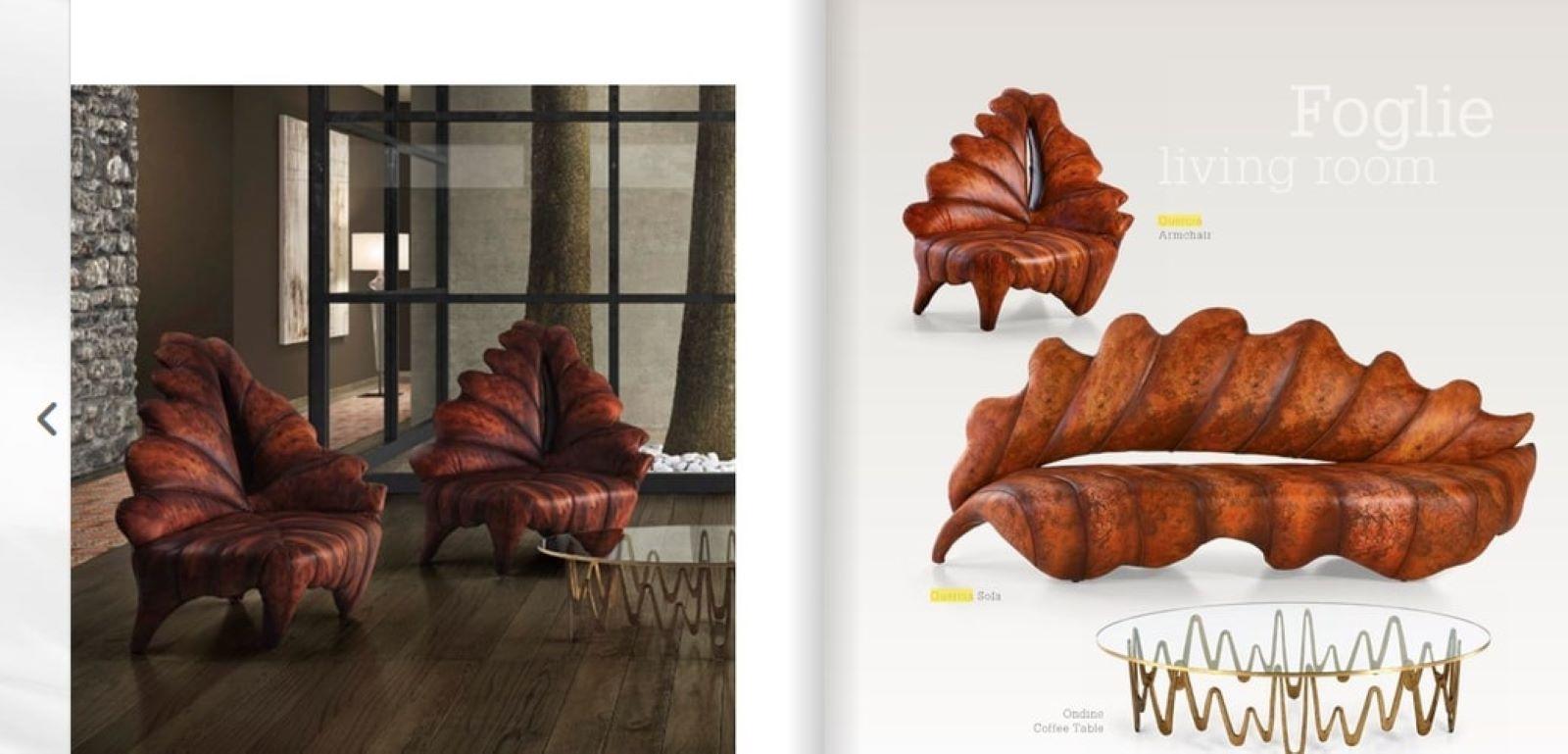 fauteuil en bois massif design