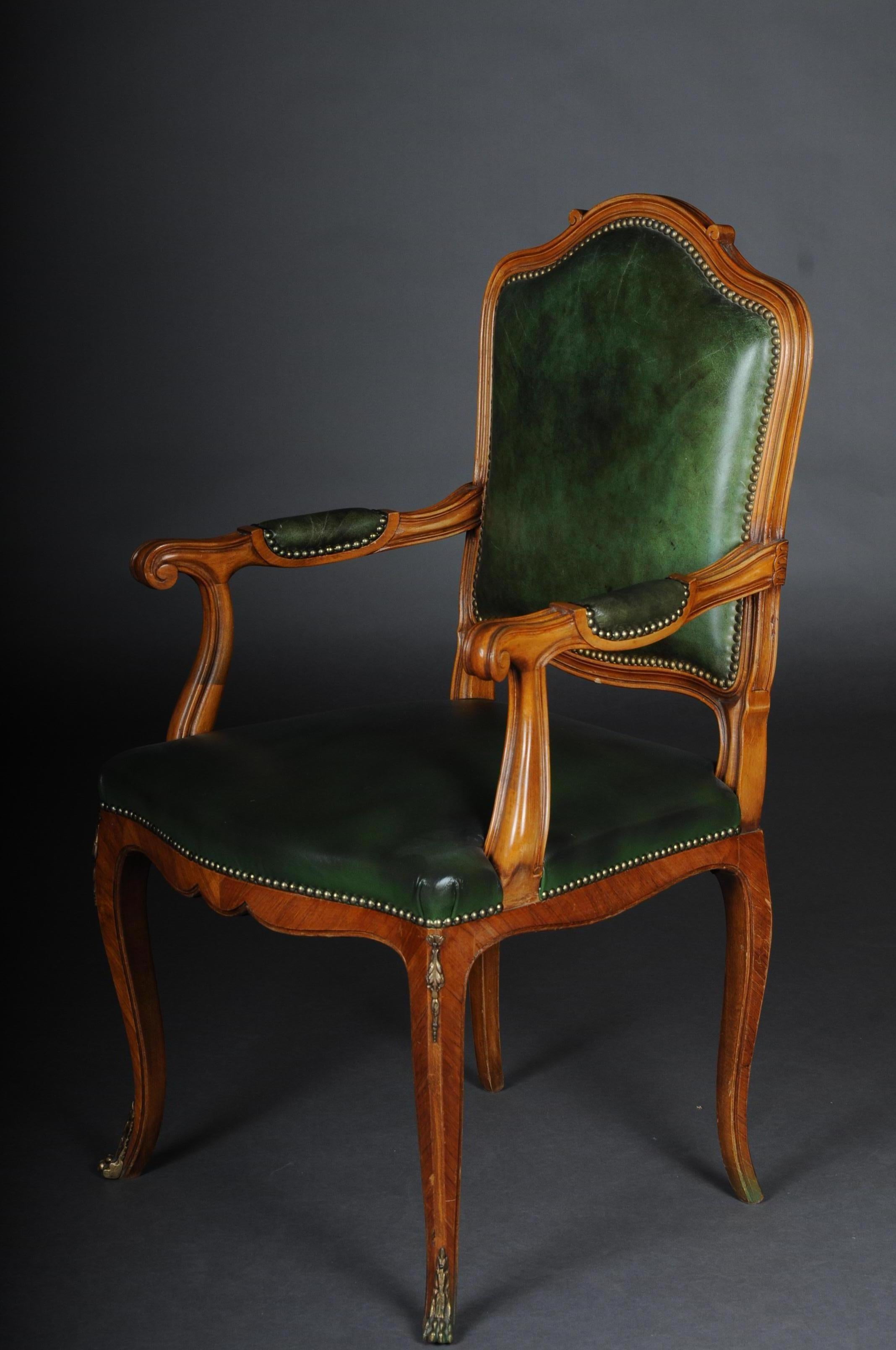 Français Magnifique fauteuil de style rococo / Louis XV