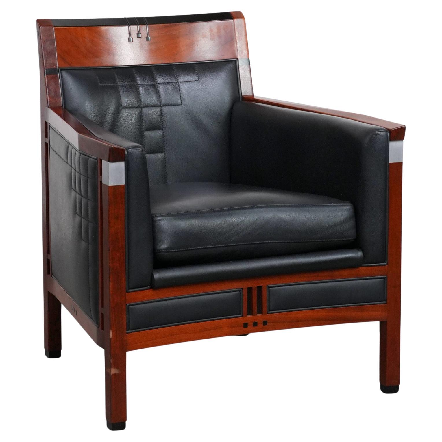 Beautiful Art Deco armchair with decorative stitching