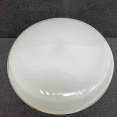 Beautiful Art Deco Bauhaus Style Flush Mount Milk Glass Germany 1960s