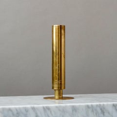 Beautiful Art Deco Brass Vase by Unknown Danish Designer. Denmark, 1930s.