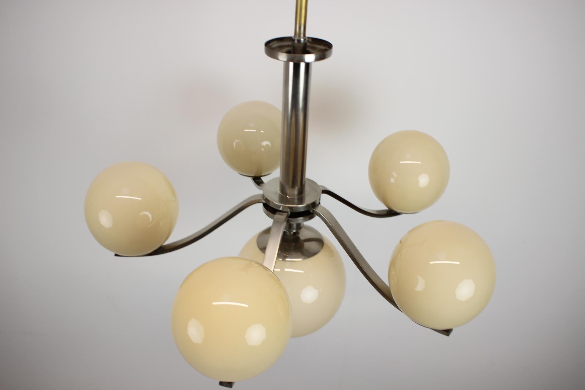 Art Déco Bellissimo lampadario Art Deco, anni '30, Cecoslovacchia in vendita