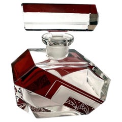 Beautiful Art Deco Perfume Bottle By Karl Palda, c1930
