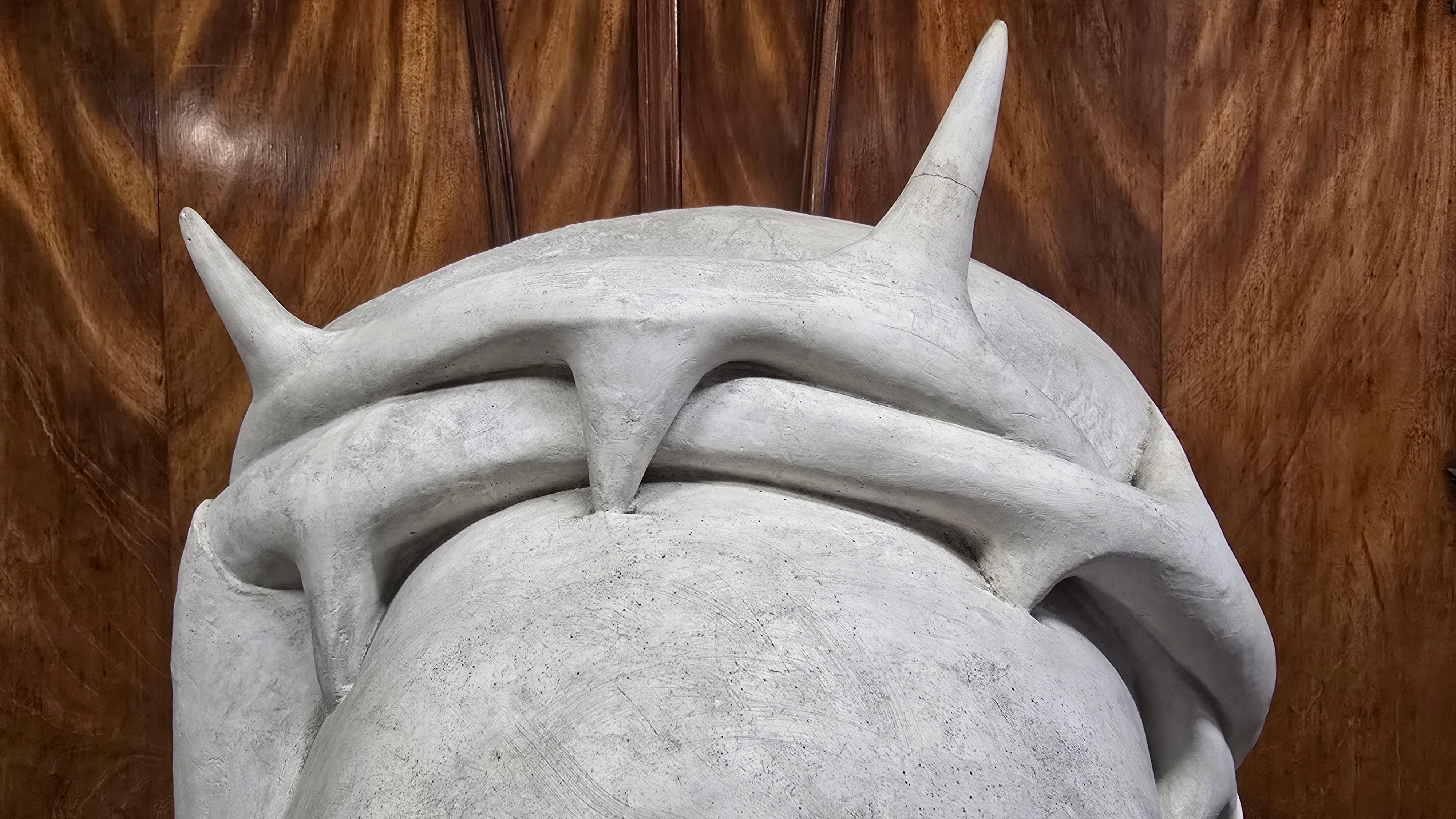 Bellissimo busto di Cristo in gesso Art Deco di A. Gille in vendita 7
