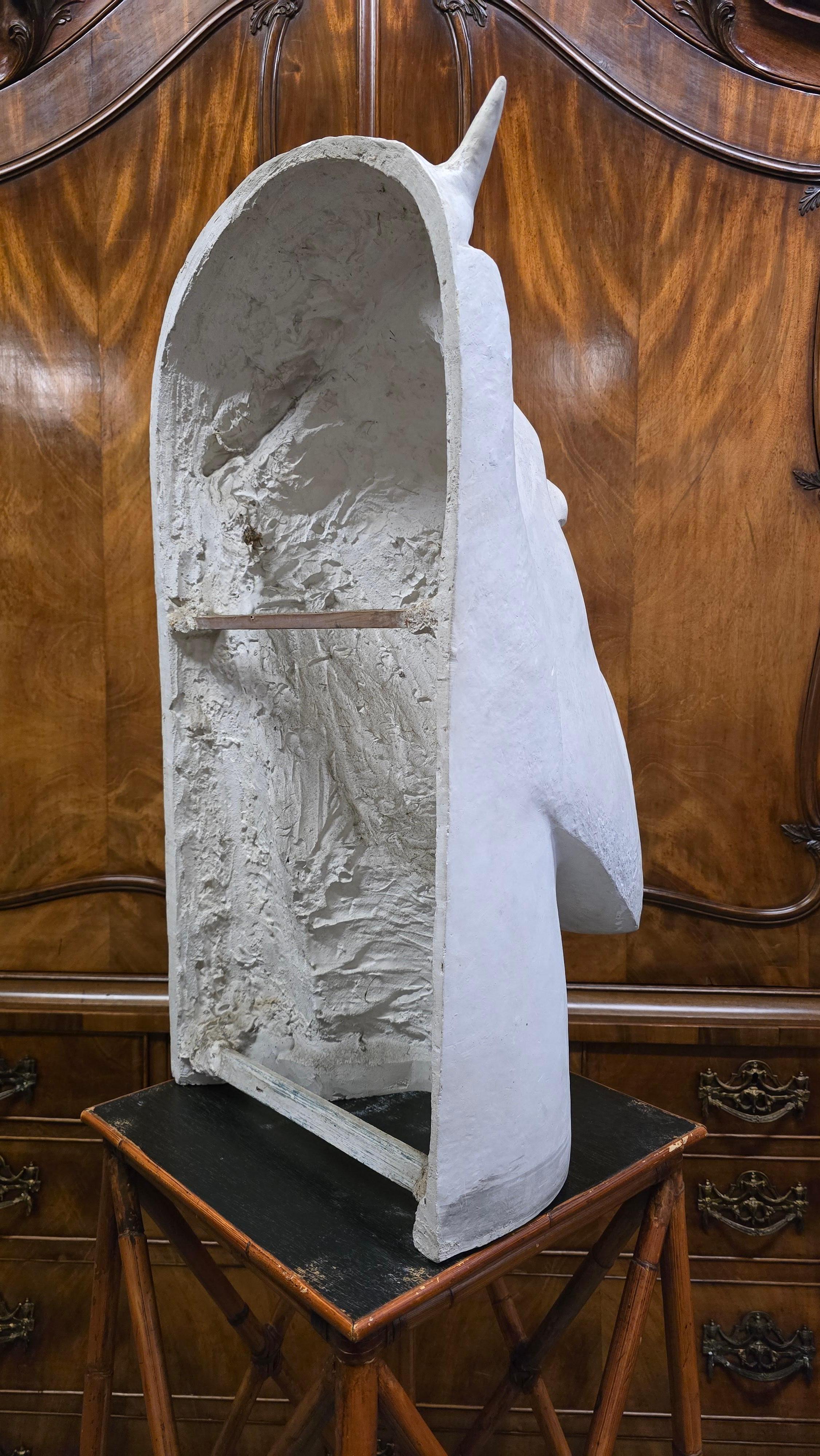 Bellissimo busto di Cristo in gesso Art Deco di A. Gille in vendita 9