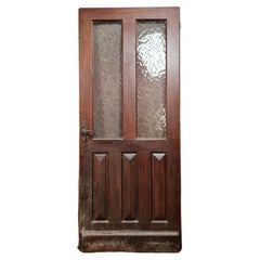Used Beautiful Art Deco Solid Wood Door from the 1930s-1940s (Variant A) -1X51