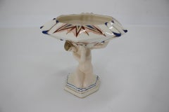 Magnifique bol de table figuratif Art Déco, années 1930
