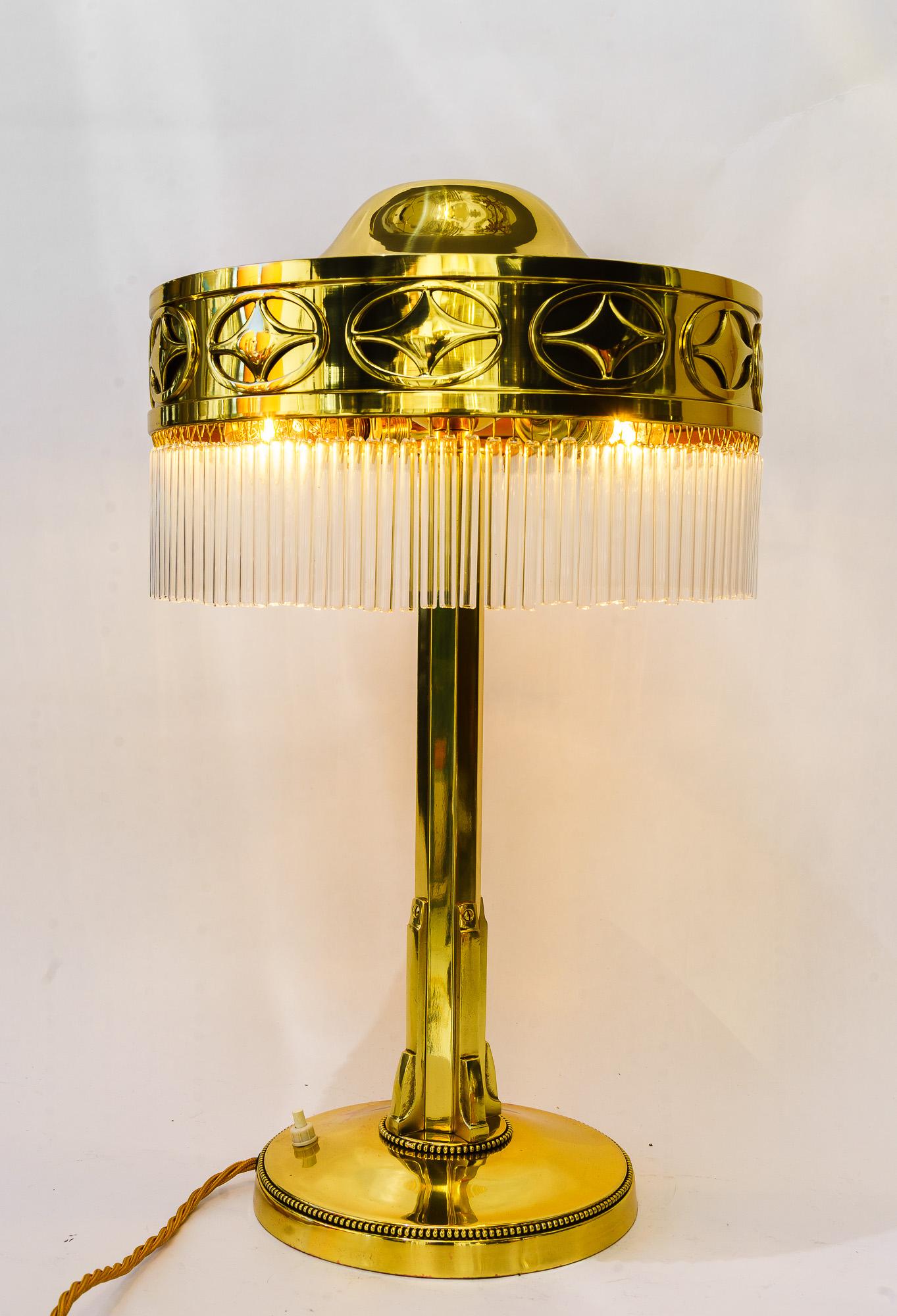 Beautiful art deco table lamp vienna around 1920s For Sale 2