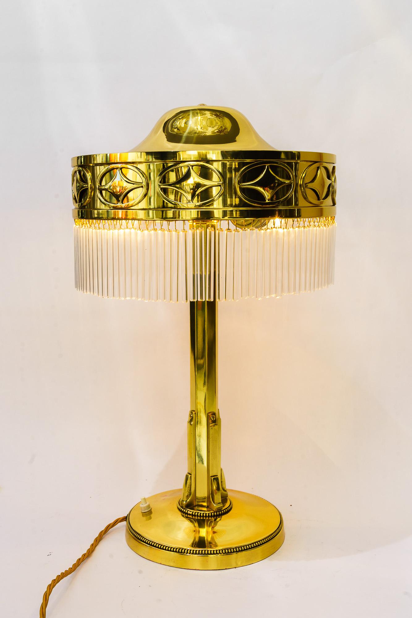 Beautiful art deco table lamp vienna around 1920s For Sale 1