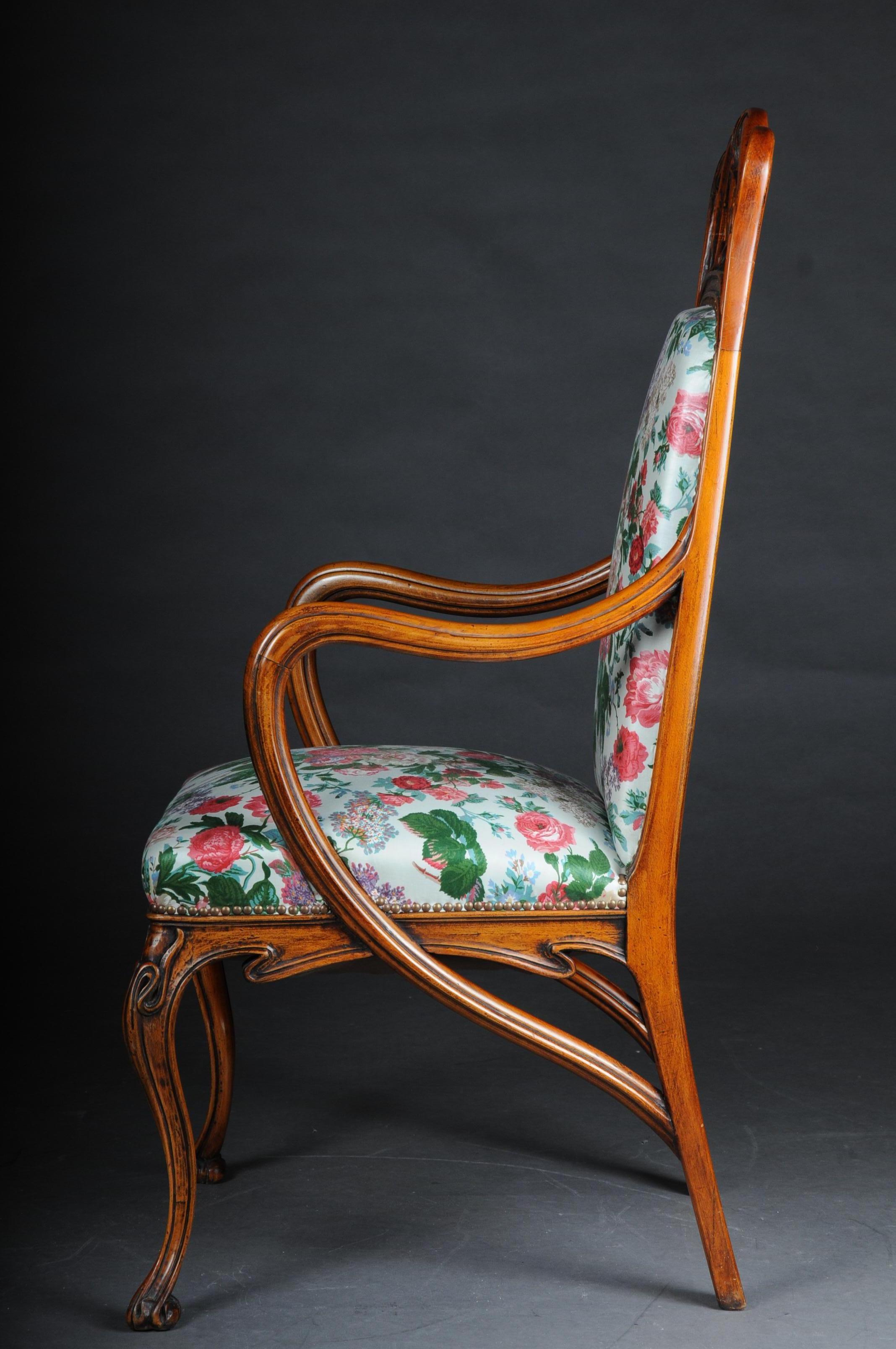 20th Century Beautiful Art Nouveau Armchair after L. Majorelle