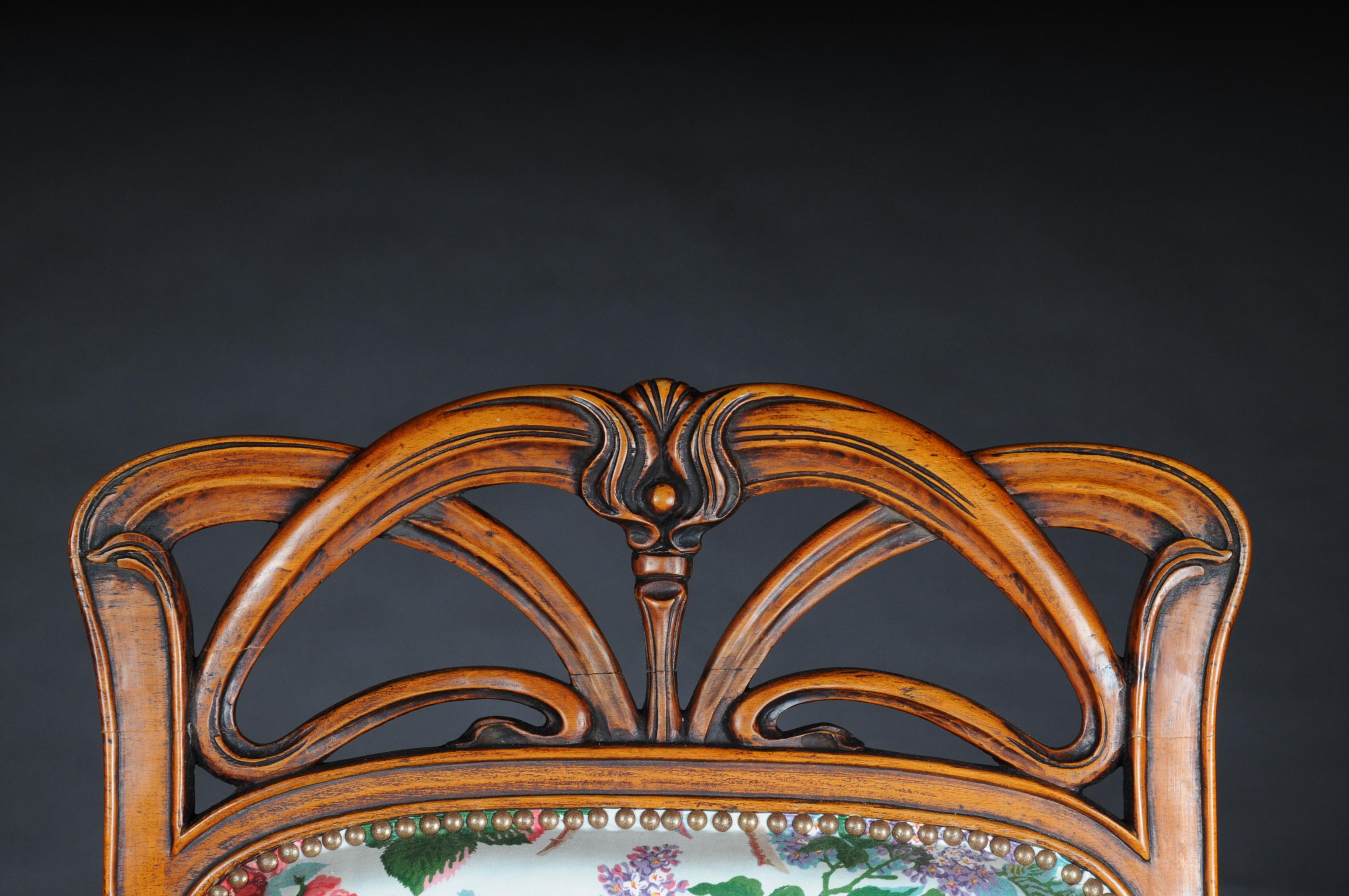 Beautiful Art Nouveau Armchair after L. Majorelle 2