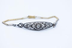 Beautiful Art Nouveau bracelet with diamonds, Scandinavia, early 20th century.