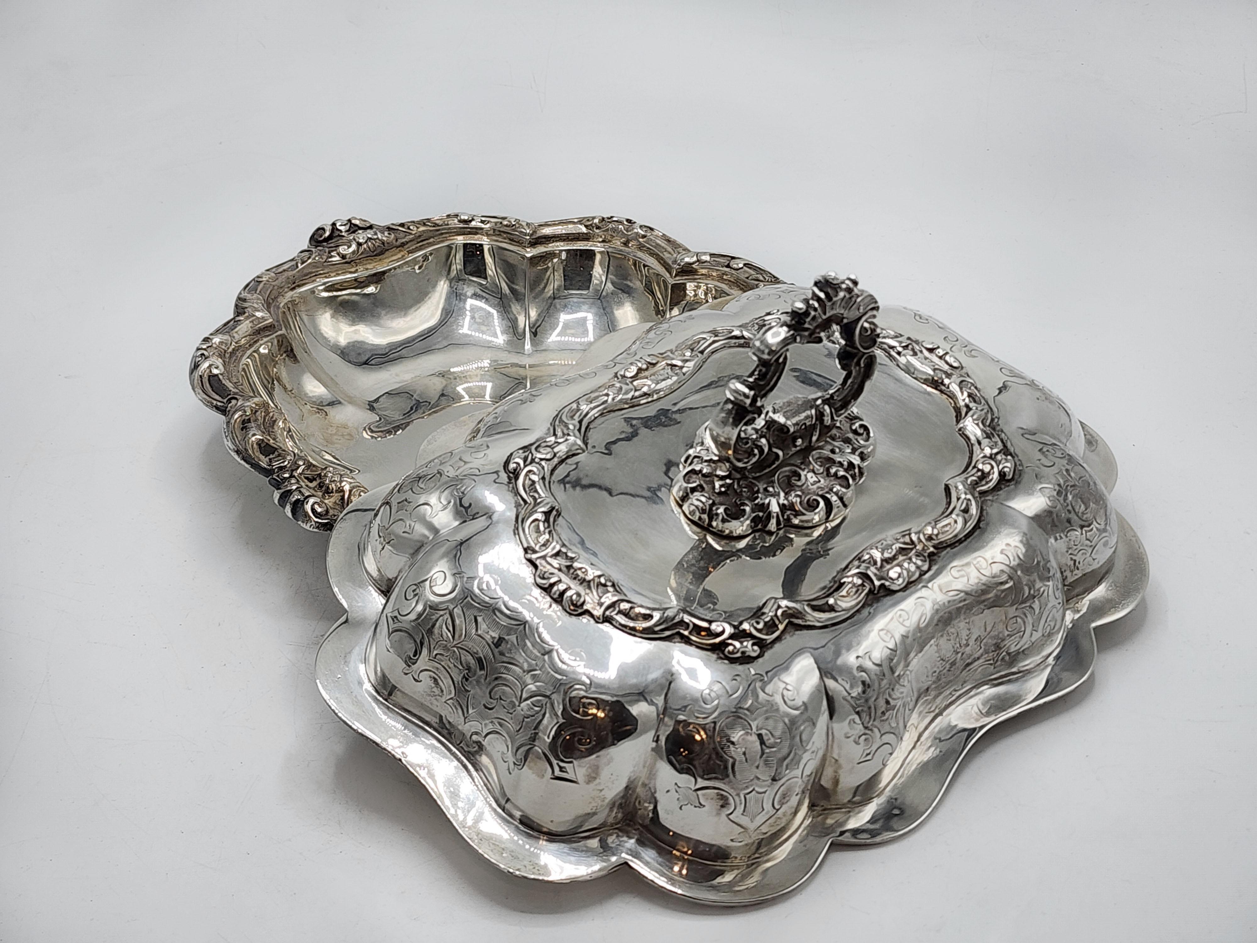 Preciosa Sopera de Plata Inglesa Art Nouveau Plata esterlina en venta