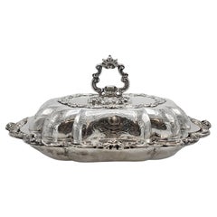 Preciosa Sopera de Plata Inglesa Art Nouveau