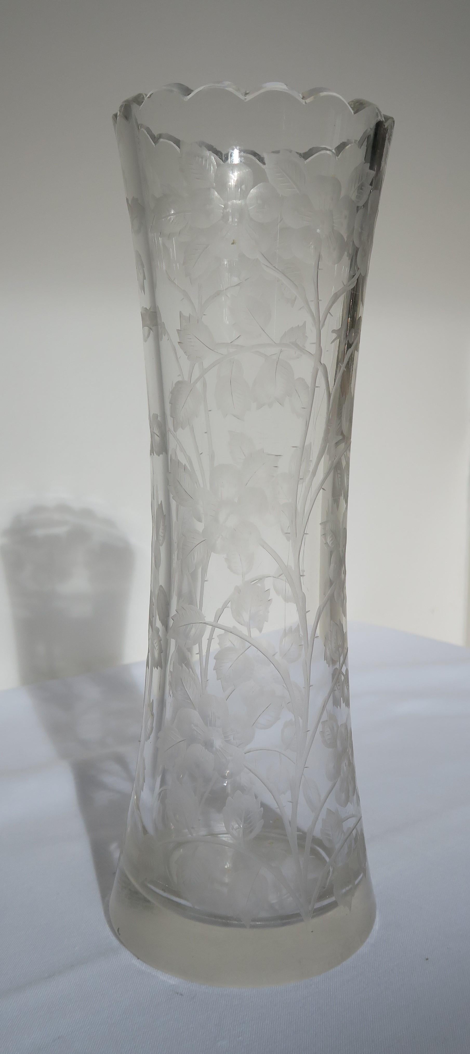 Autrichien Magnifique vase Art nouveau de Ludwig Moser en vente