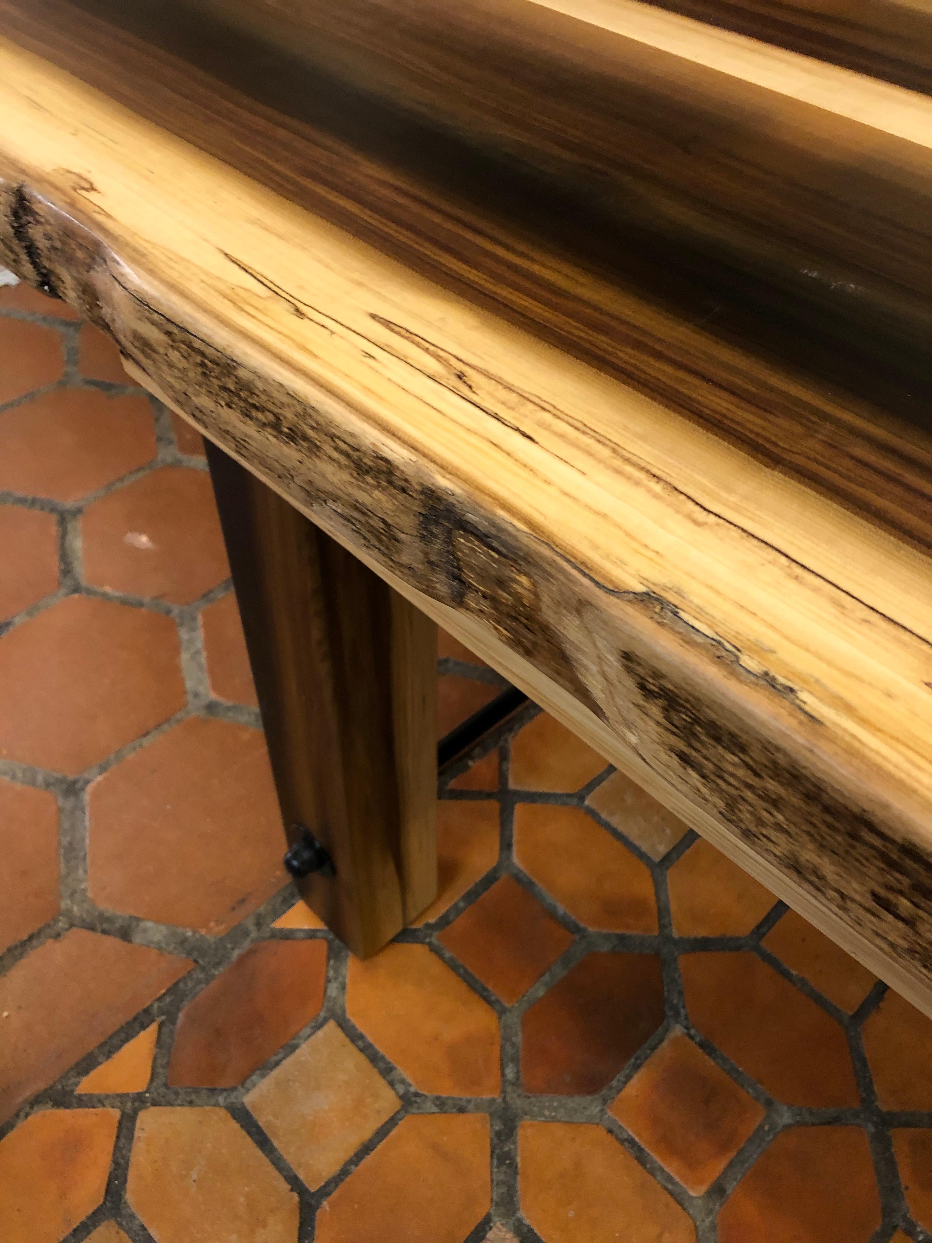 Magnifique table de ferme en peuplier fabriquée par un artisan amish en vente 6