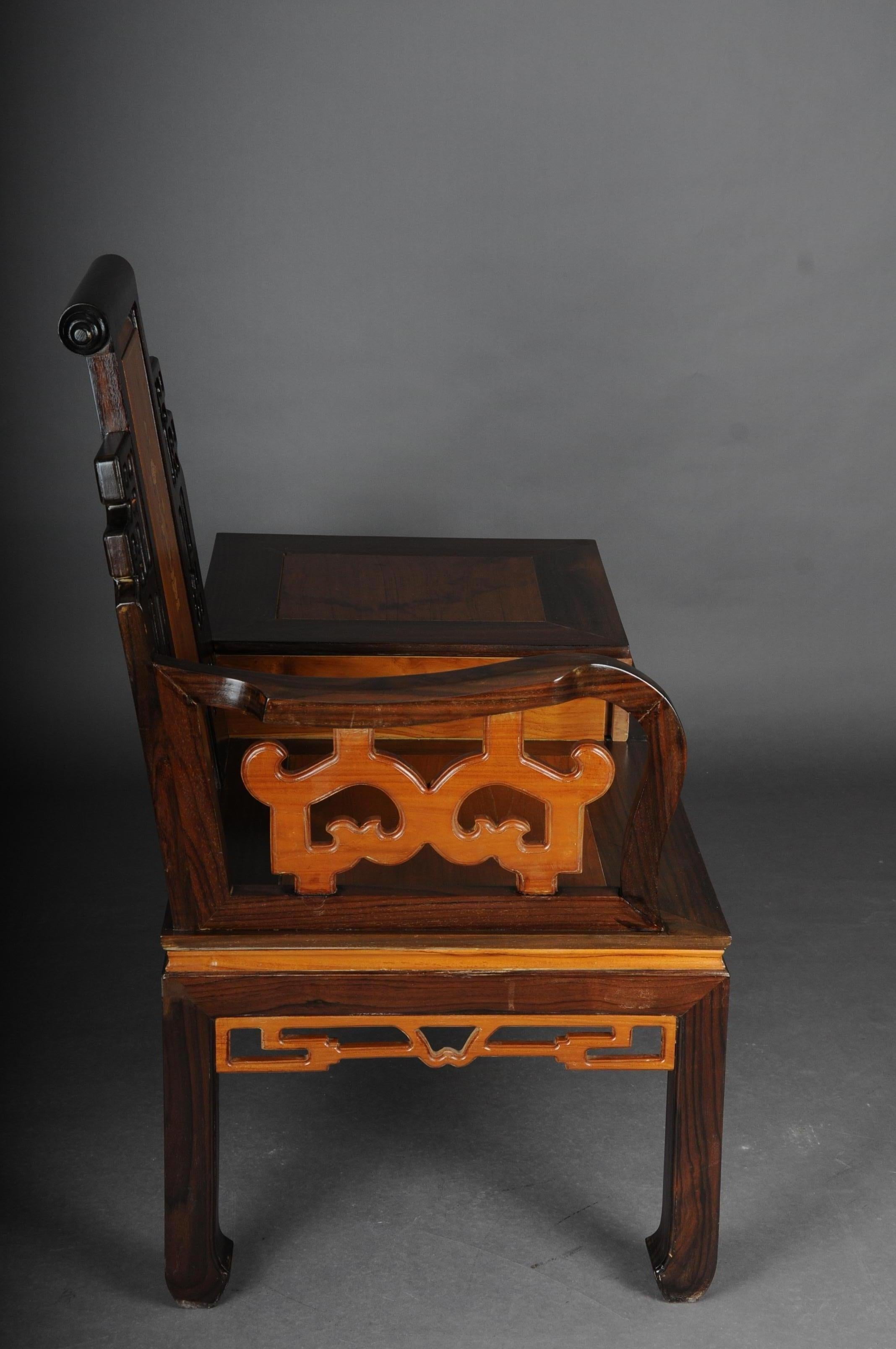 Beautiful Asian Bench / Telephone Bench, China, 20th Century For Sale 2