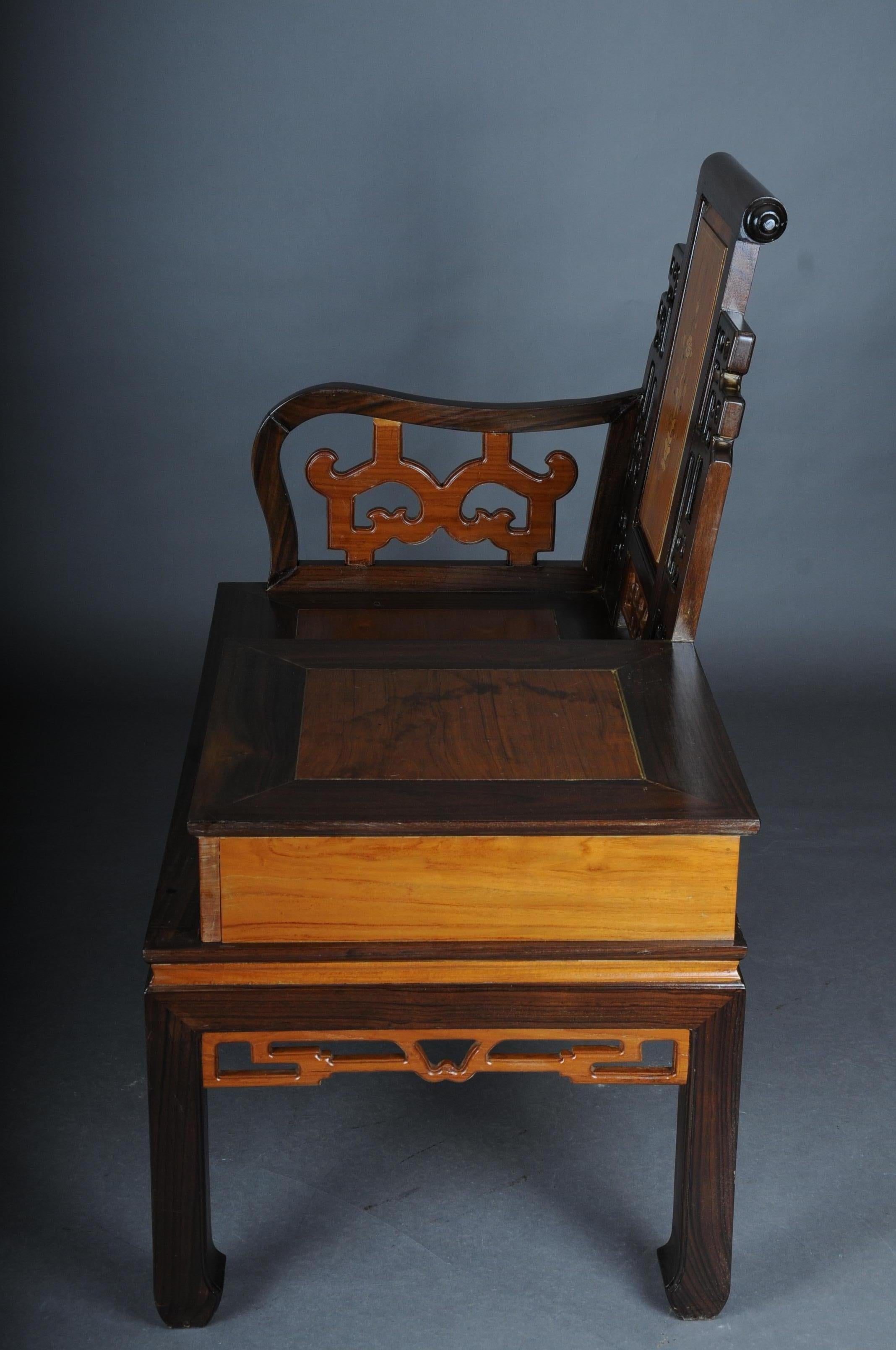 Chinese Beautiful Asian Bench / Telephone Bench, China, 20th Century For Sale