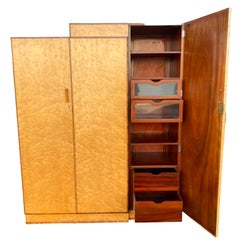 Beautiful Asymetric Art Deco Triple Wardrobe with Royal Provenance