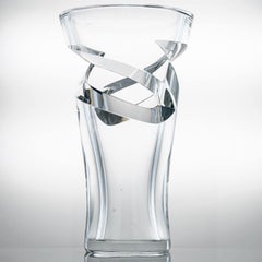 Beautiful Baccarat Clear Crystal Vase, France