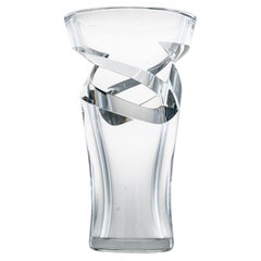 Beautiful Baccarat Clear Crystal Vase, France