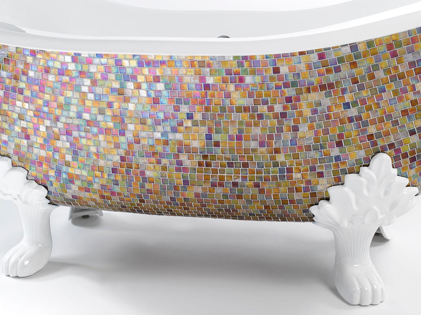 mosaic bathtub