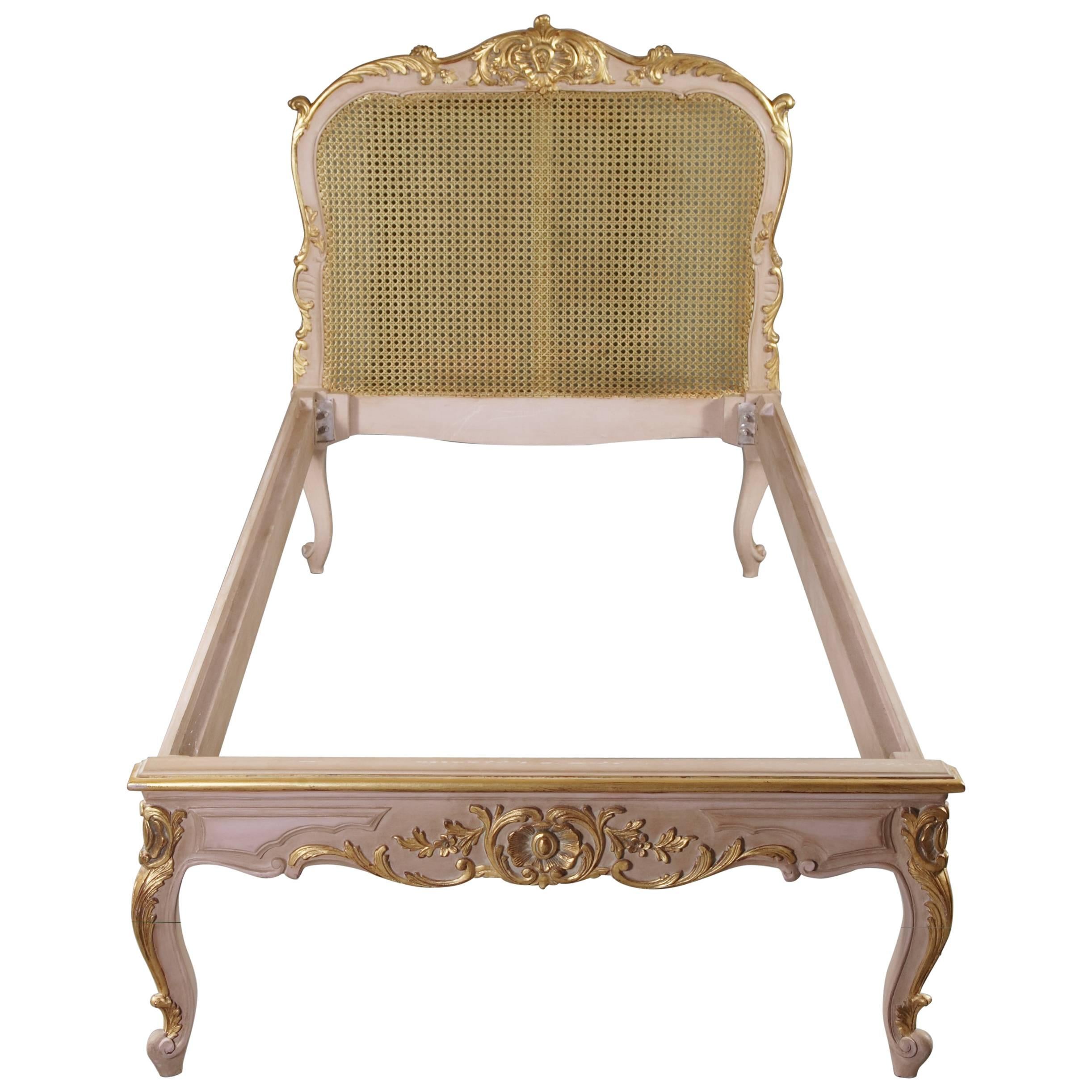 Beautiful Bed in the Baroque Style of Louis Quinze