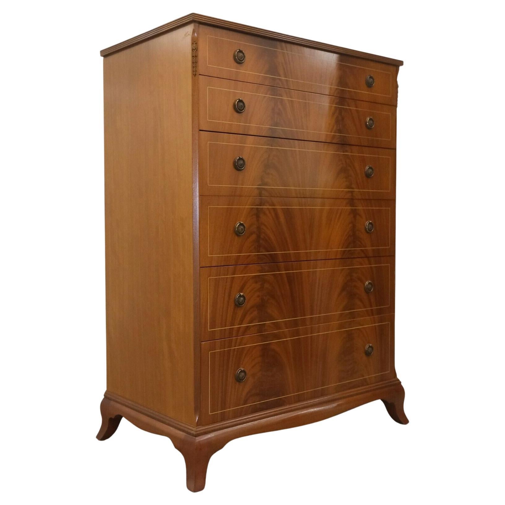 Beautiful Beithcraft Ltd Scotland Contemporary Flamed Figure Chest of Drawers