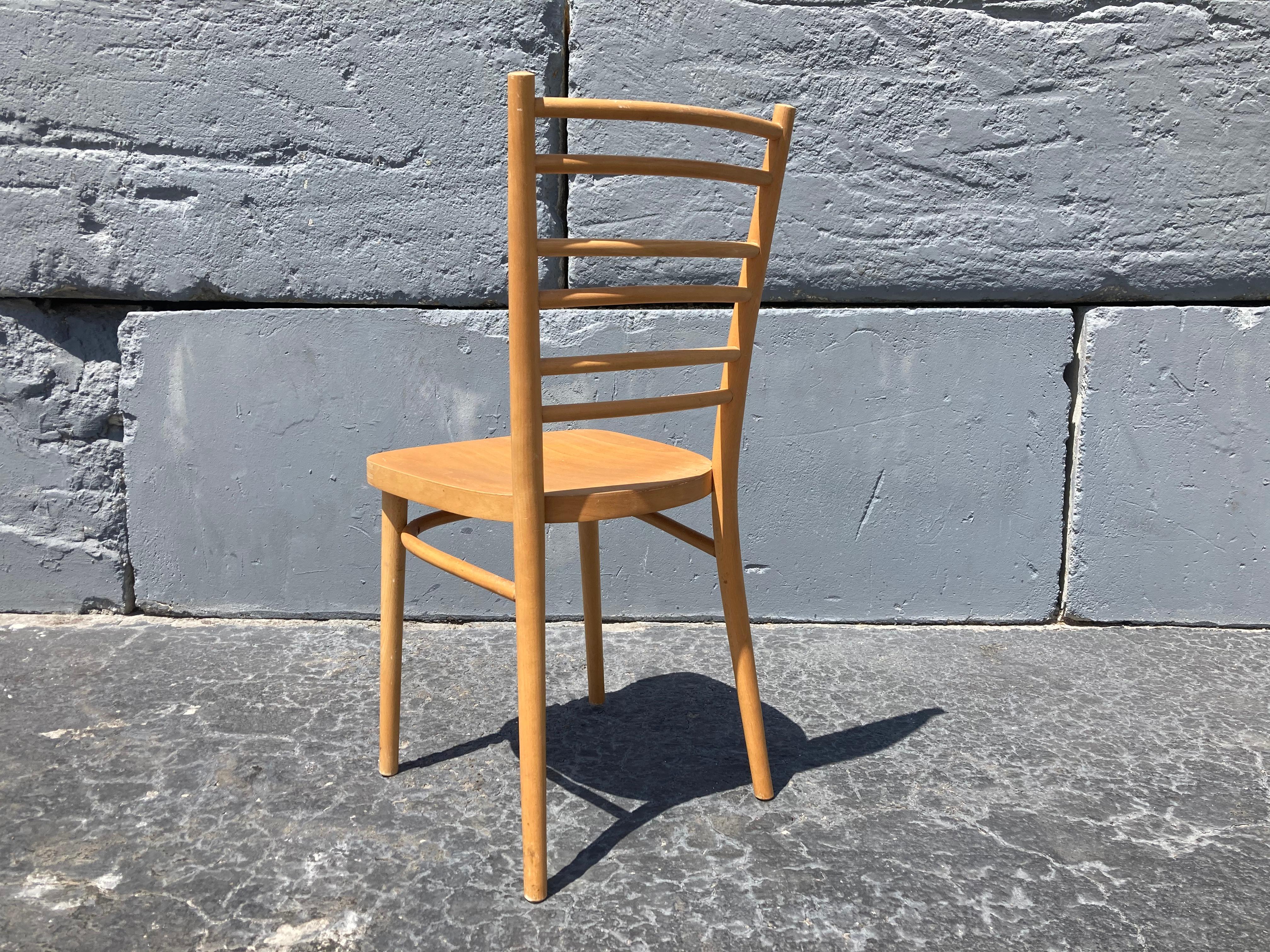 Slovak Beautiful Bentwood Dining Chairs, in the Style of Thonet For Sale